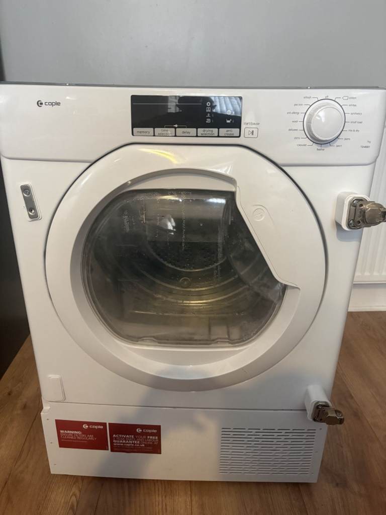 Caple Integrated Tumble Dryer (Model: TDi4001) - White