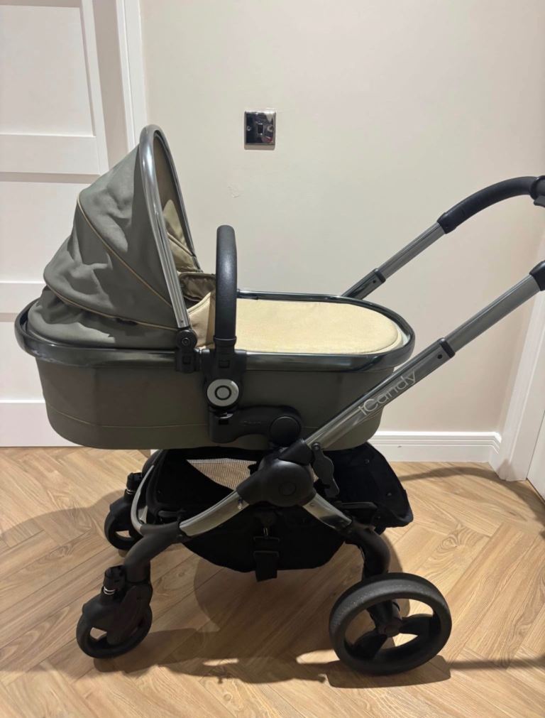 Icandy Peach pram - Olive Green