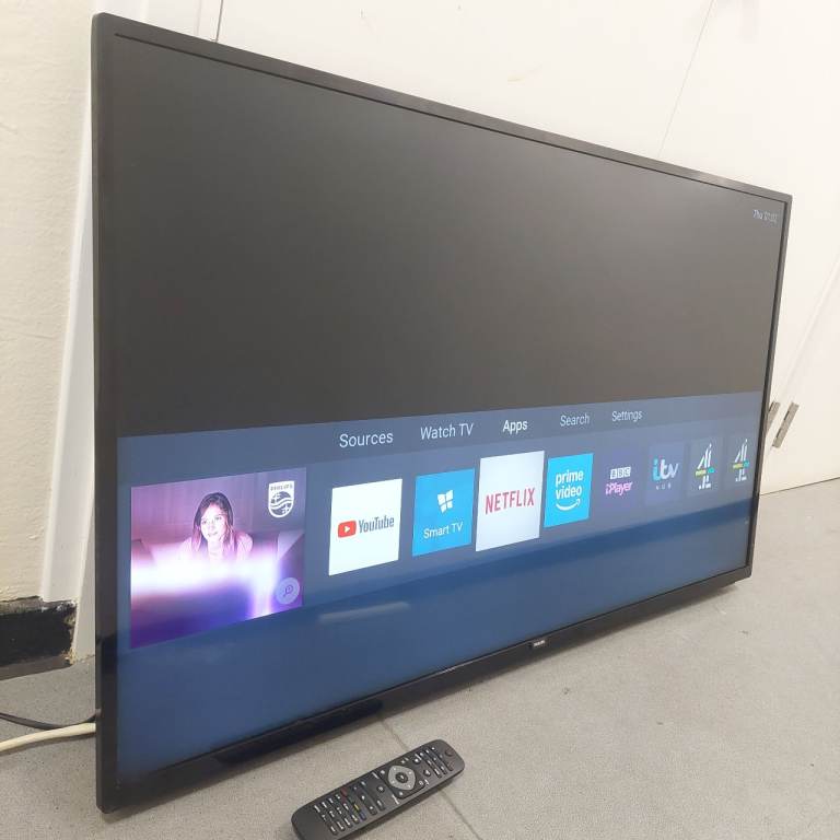 50"Philips 4k Smart uhd hdr wifi led TV with Remote – Good Condition
