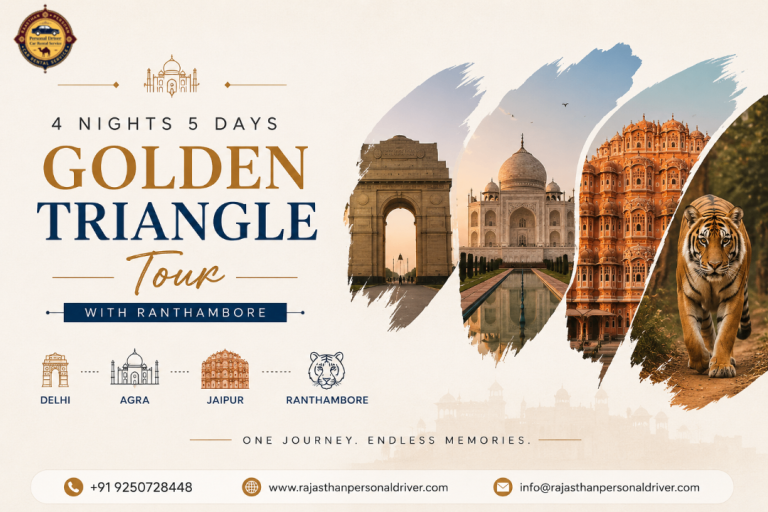 4 Nights 5 Days Golden Triangle Tour with Ranthambore 