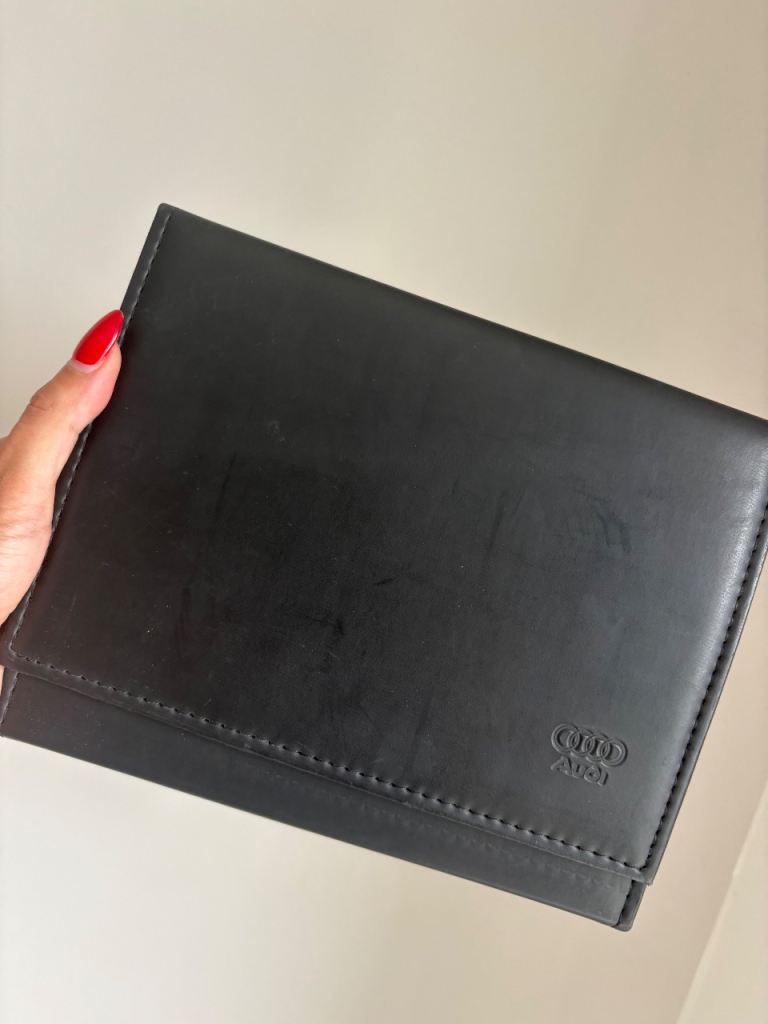 Audi log book document holder 