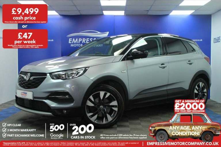2019 69 VAUXHALL GRANDLAND X 1.5 TURBO D BLUEINJECTION SPORT NAV SUV 5DR DIESEL