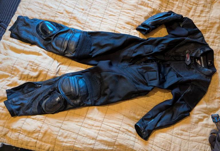 11-12yo Kids motorsports karting motorcycle leathers child boy girl