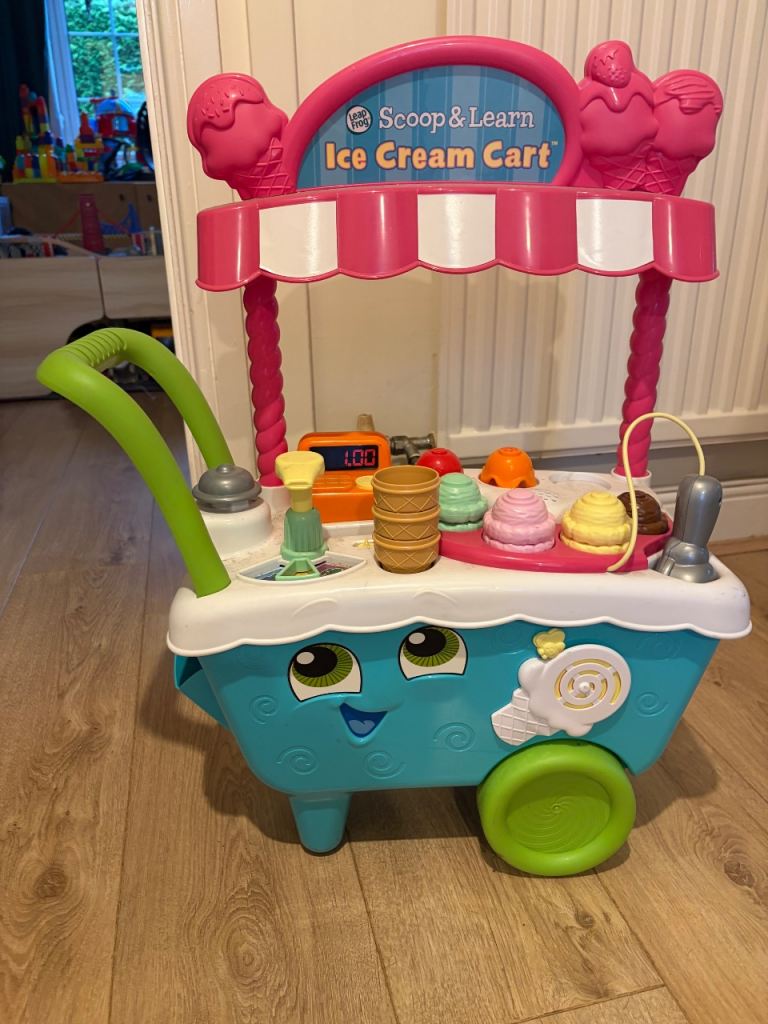 LeapFrog Scoop & Learn Ice Cream Cart – Good Condition