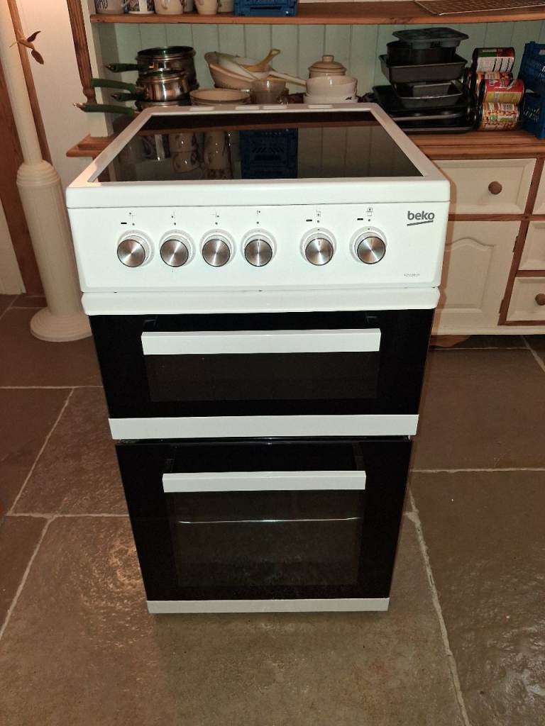 Beko slimline Freestanding Cooker – Double Oven, White