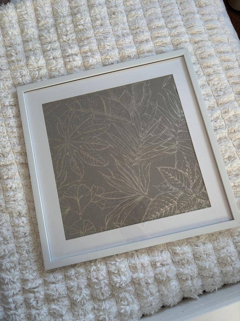 Large square frame and print 