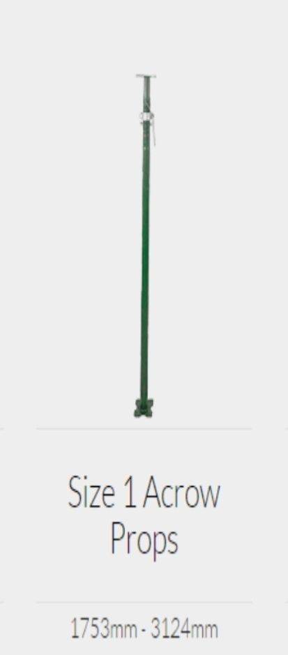 8 x Acrow Props No. 1 & 4 x 9" Strongboy Prop Head