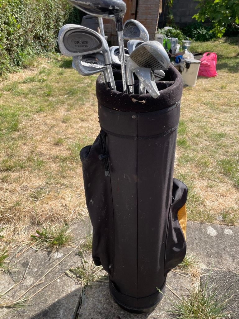 Full Set of Golf Clubs with Bag and Balls