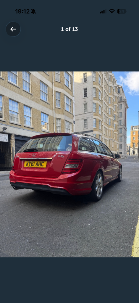 🔥 2011 MERCEDES-BENZ C-CLASS 2.1 CDI DIESEL – RED 🔥