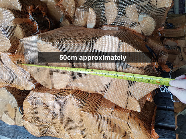 KILN DRIED HARDWOOD BIRCH FIRE LOGS 30L SACKS