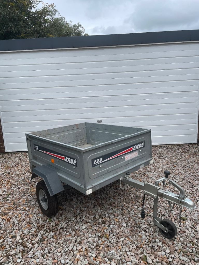 Erdé 122 Galvanised Box Trailer – 2008: F-21910 Saulon La Chapelle
