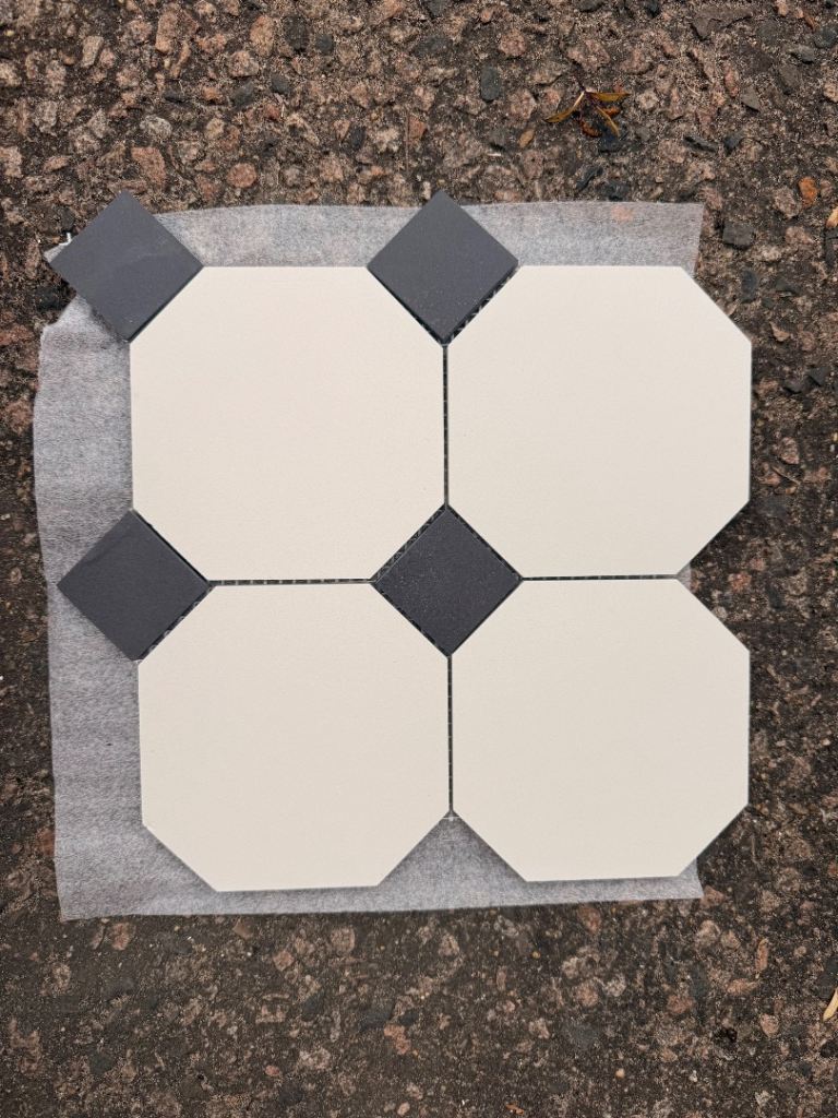 Newbury White Porcelain Tiles - 12 Pieces per Box, New