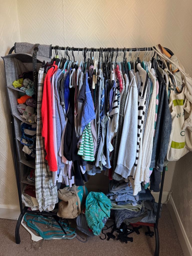 Clothes rack (minus the clothes lol)