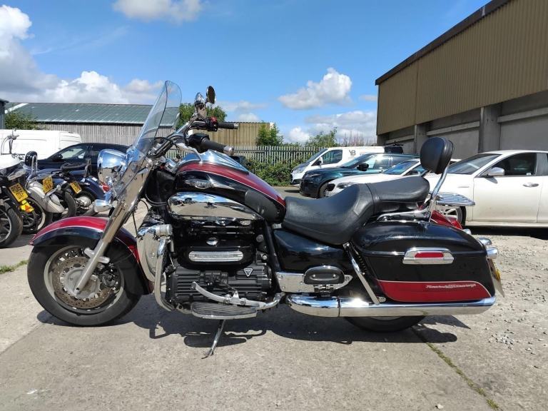 2009 09 TRIUMPH ROCKET 111 3 TOURING 23 BLACK  RED CLEAN EXTRAS