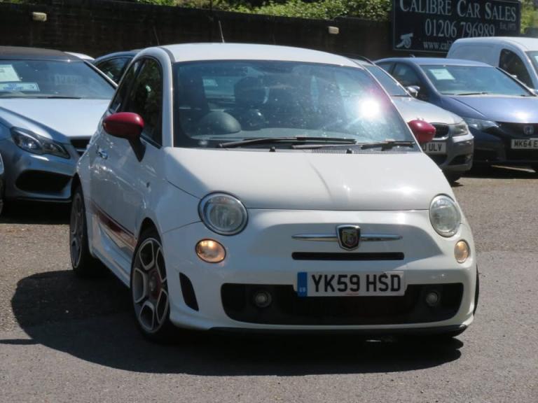 2009 Abarth 500 1.4 16V T-Jet 3dr White Manual ULEZ HATCHBACK Petrol Manual