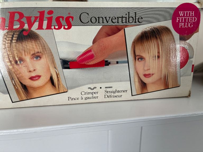 Hair straightener and crimper 