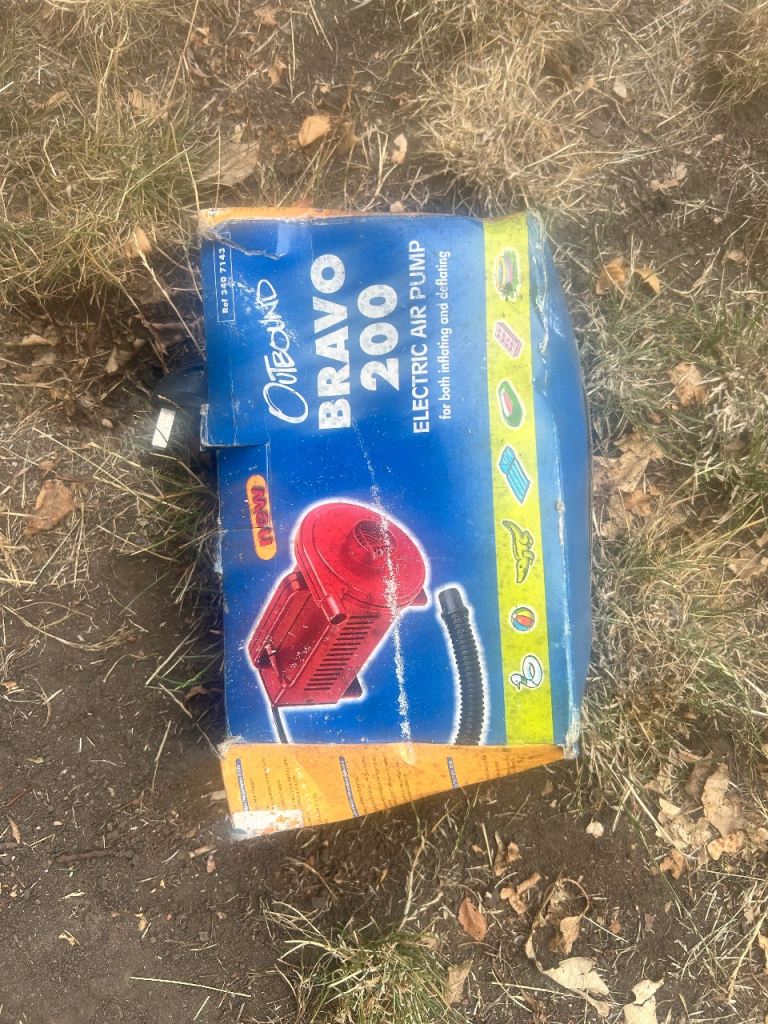 Outbound Bravo 200 Electric Air Pump for Inflatables – Good Condition