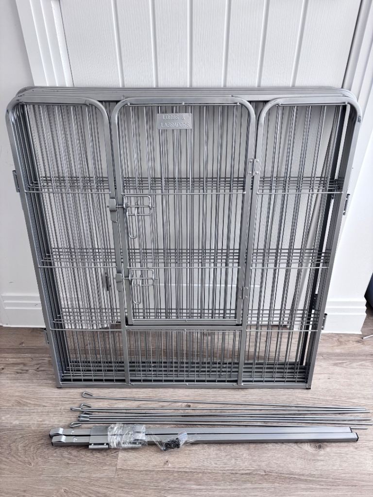 Lords and Labradors Puppy play pen and crate extension £55