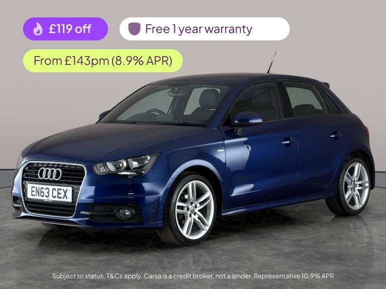 2014 Audi A1 1.2 TFSI S line Sportback 5dr Petrol Manual Euro 5 (s/s) (86 ps) - AUX - AM Hatchbac...