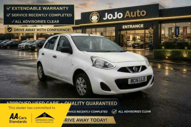 2016 Nissan Micra 1.2 Visia Hatchback 5dr Petrol Manual Euro 5 (80 ps) HATCHBACK Petrol Manual