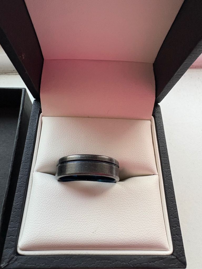 Tungsten ring men size V 