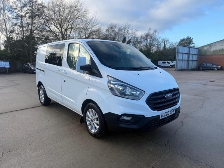2020 Ford Transit Custom 2.0 EcoBlue 130ps Low Roof D/Cab Limited Van PANEL VAN DIESEL Manual
