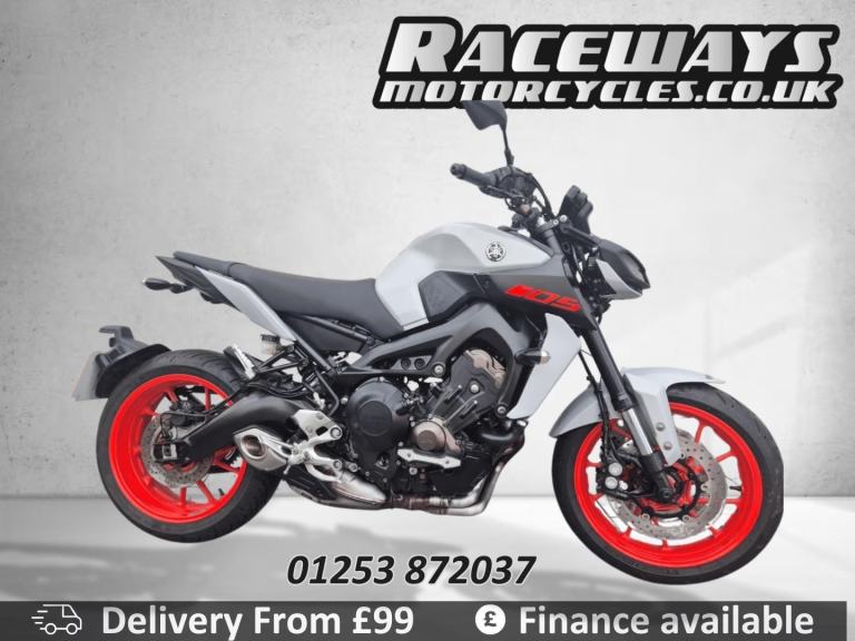YAMAHA MT-09 2020 70 REG 19,195 MILES GREY USED MOTORCYCLE 847CC