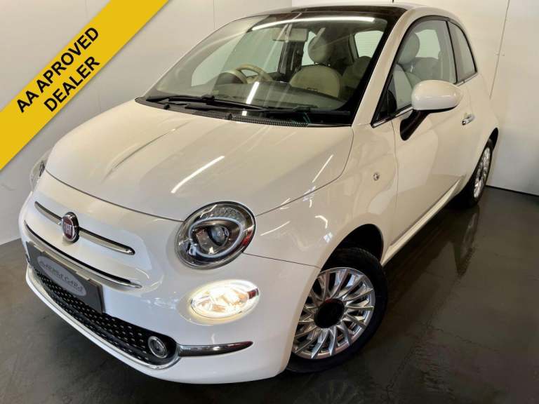 2016 Fiat 500 1.2 Lounge Hatchback 3dr Petrol Manual Euro 6 (s/s) (69 bhp) 12 MONTHS AA,  HATCHBA...