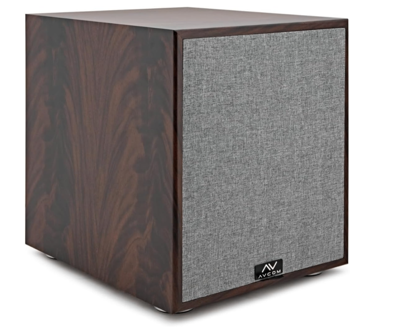 🔥 AVCOM 10” Active Subwoofer – 300WATT RMS Class D / Walnut Finish 🔥
