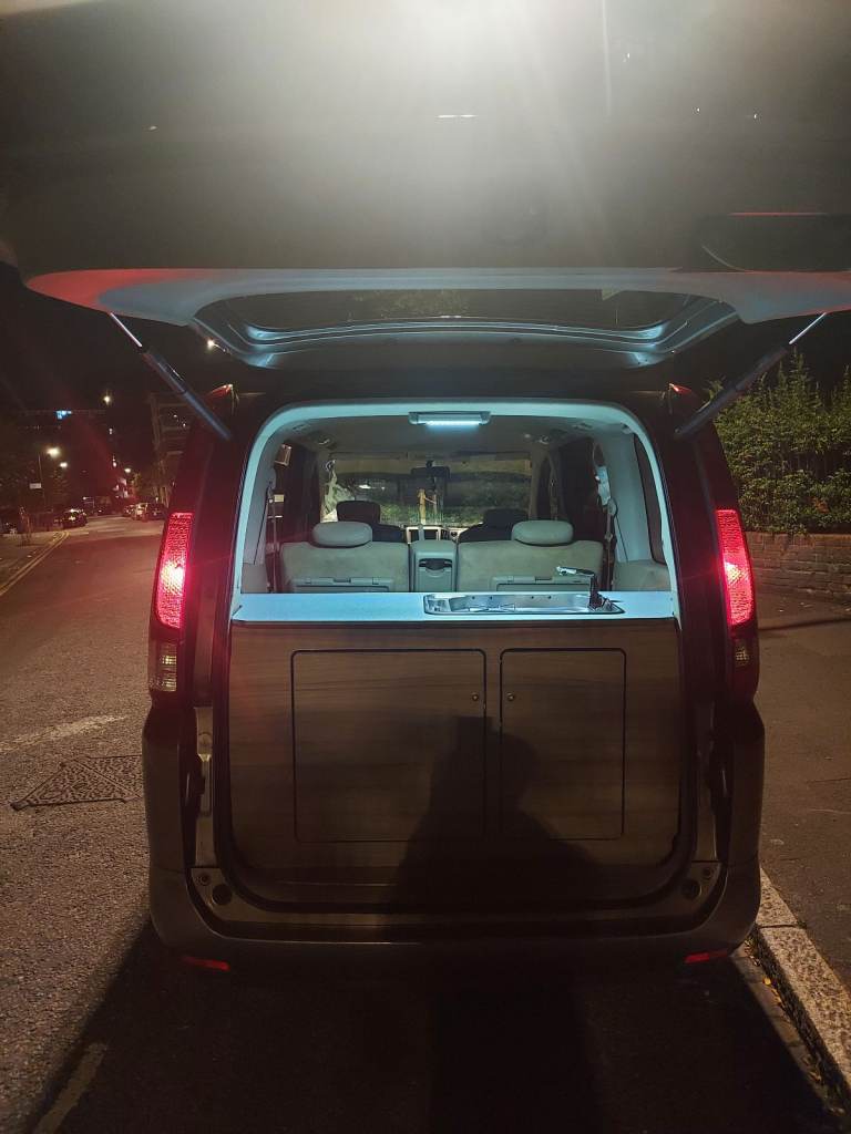 Nissan Serena Brown Mini Campervan 5 seater, 2007, 1990 (cc) really clean and nice 