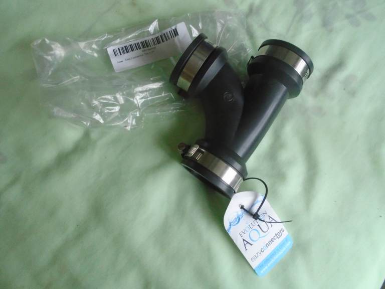 Pond Eazy Connector Tee 1.5" for use in fish pond, water garden feature - new with tags