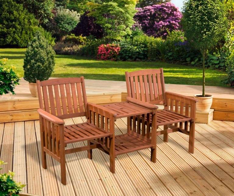 Jakarta Solid Wood Tete-a-Tete