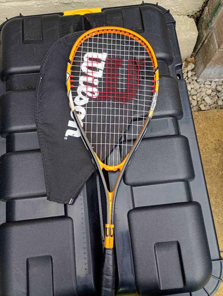 Wilson Squash Racket – Orange & Black, Good Condition