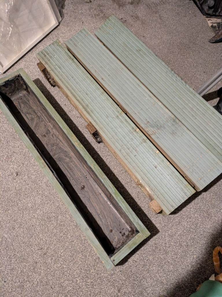 image for Wooden garden planters X4