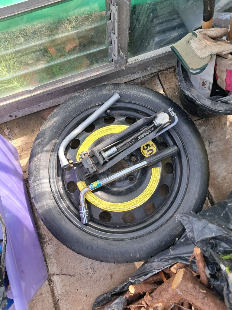 Space saver tyre for Audi A3. 
