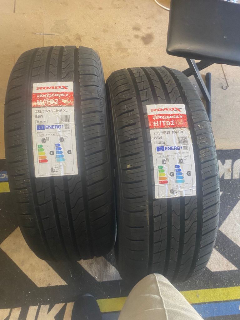 New tyres
