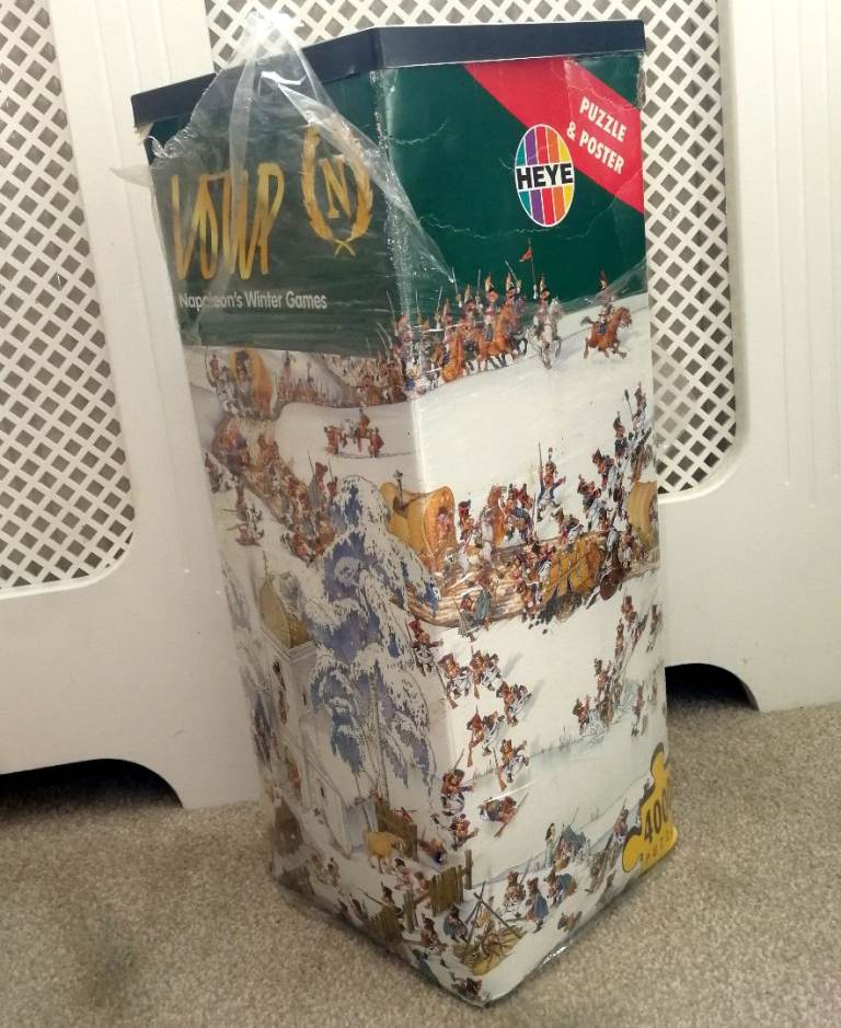 Heye Jigsaw Puzzle Napoleon's Winter Games 4000 Piece Puzzle Pieces Bag Unopened