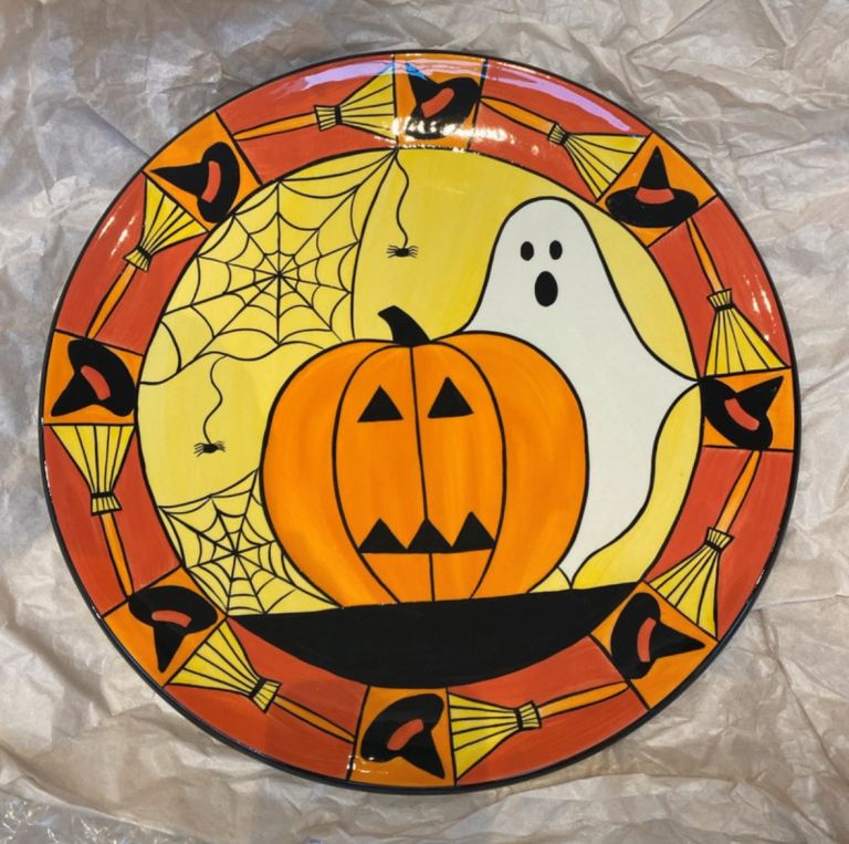 image for Vintage Lorna Bailey limited edition 97/100 ‘Halloween’ charger