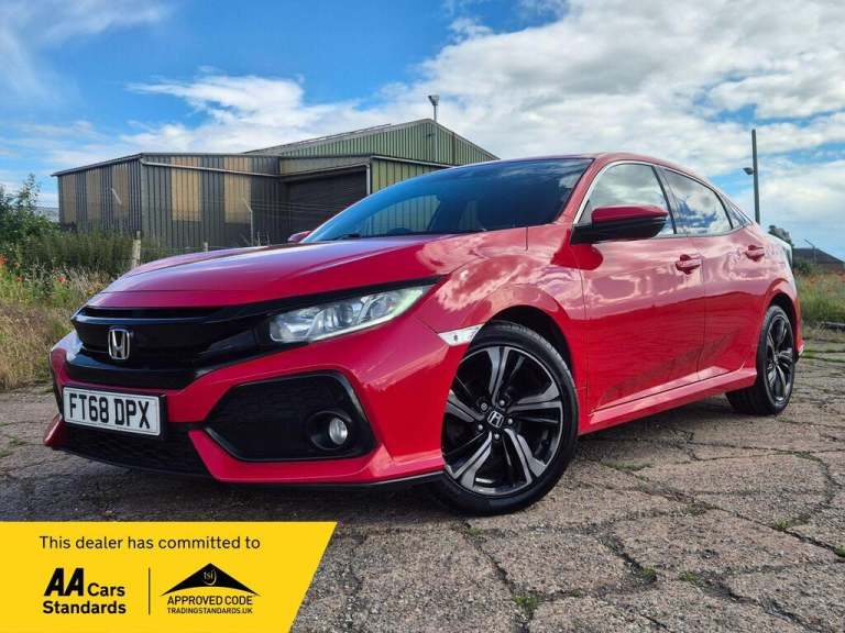 2018 Honda Civic 1.0 VTEC Turbo SR Euro 6 (s/s) 5dr HATCHBACK Petrol Manual