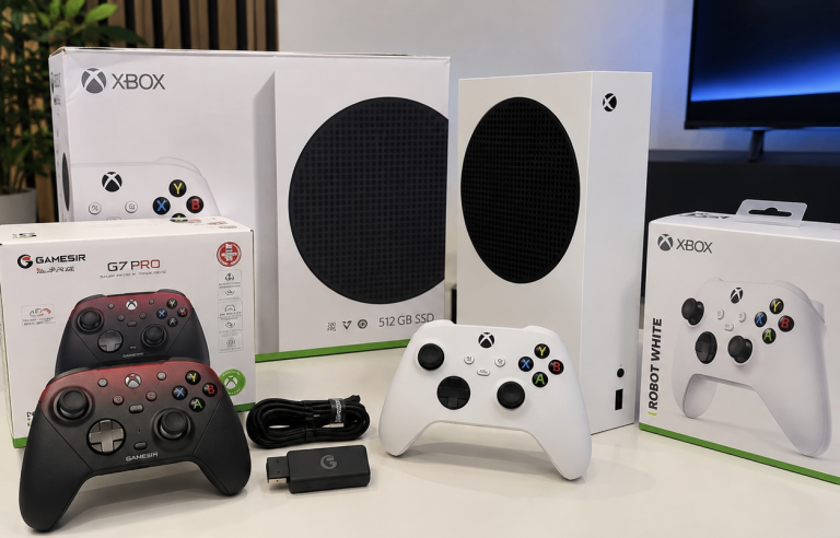 Xbox Series S 512GB Console Bundle + 2 Controllers + GameSir G7 Pro + Boxes