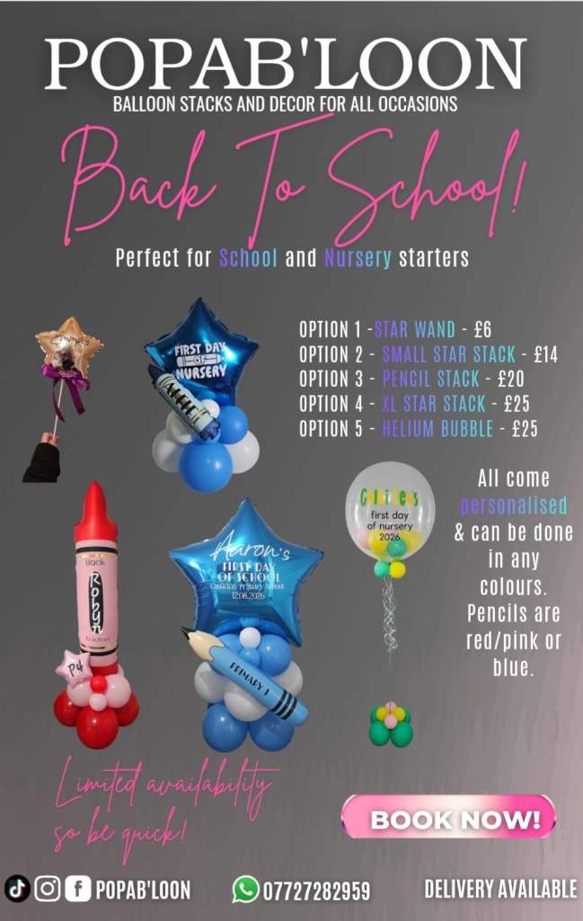 Back to school balloons