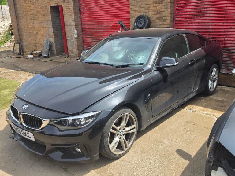 2019 BMW 420i m sport auto rwd only 56k front drivers damage salvage cat n market value was £16,500 