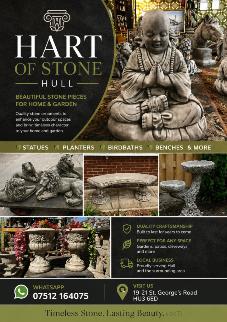 Huge selection of stone garden items decor statues 