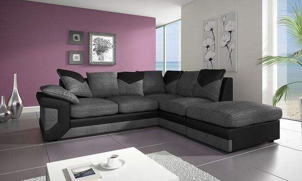 Stylish Dino 3 2 Seater Sofa L Shape Sofa With Cushion 