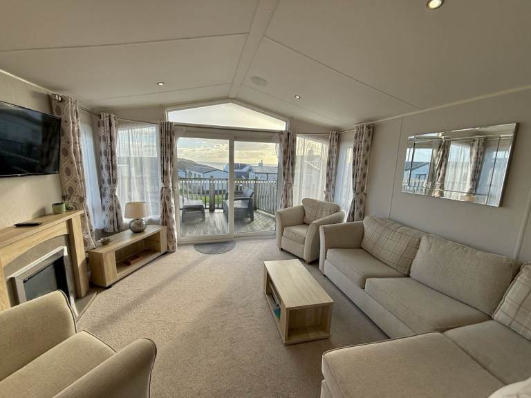 Willrby Aspen on private sale at Seaview Gorran Haven, Cornwall PL26 6LL sea views and deck