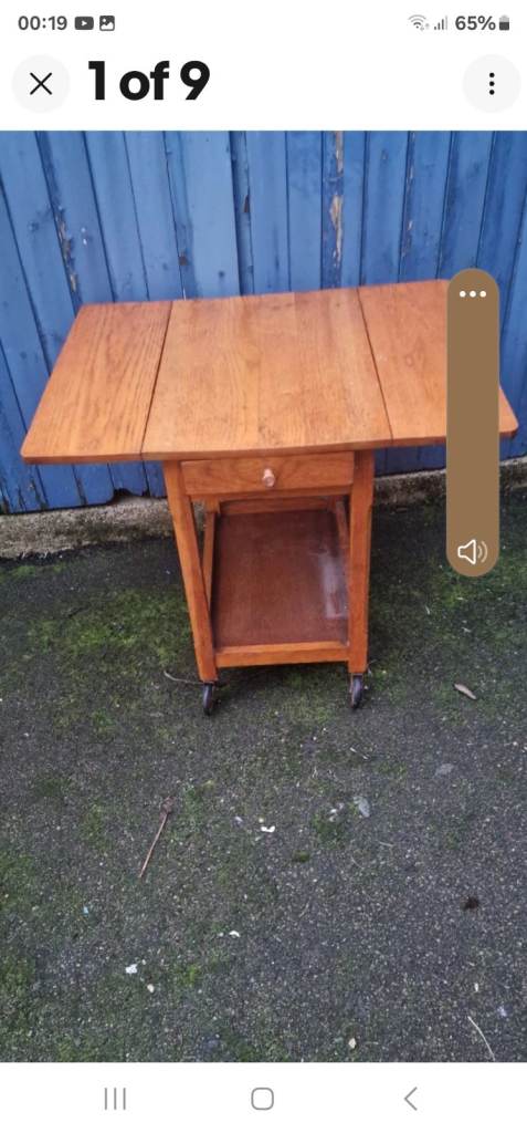ART DECO 1930S FOLDING TABLE 