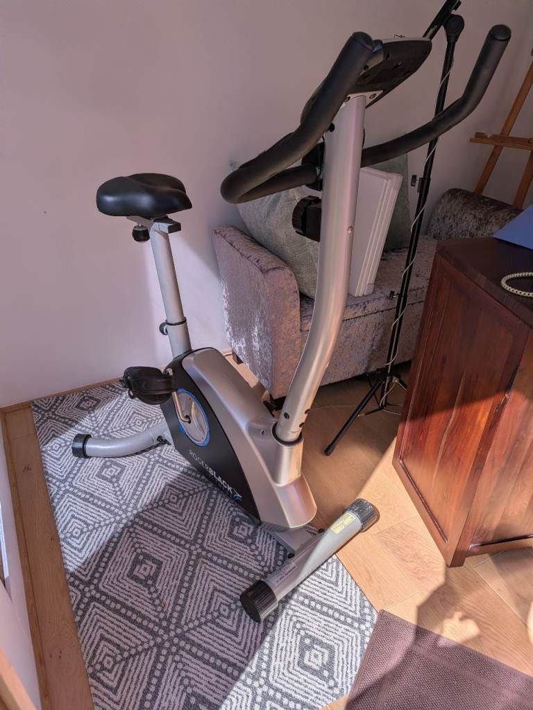 Roger Black Silver Exercise Bike