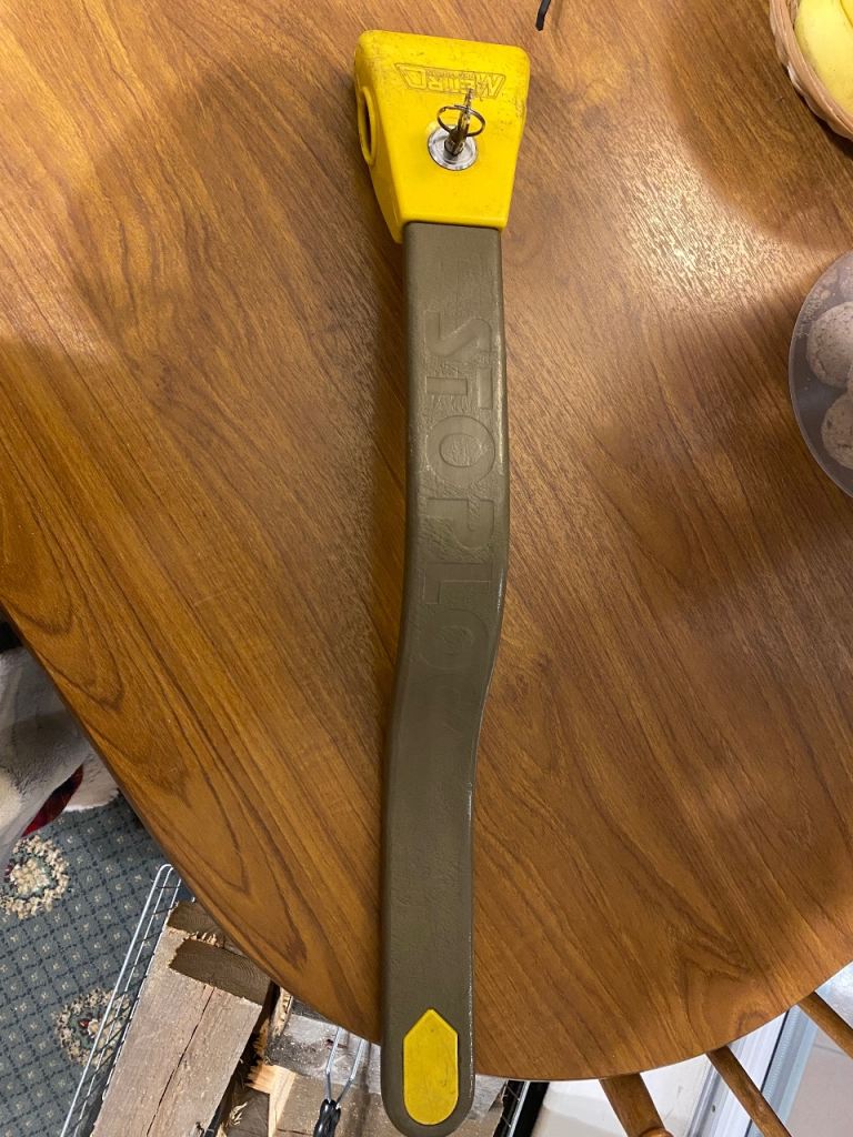 Stoplock original steering wheel lock with one key