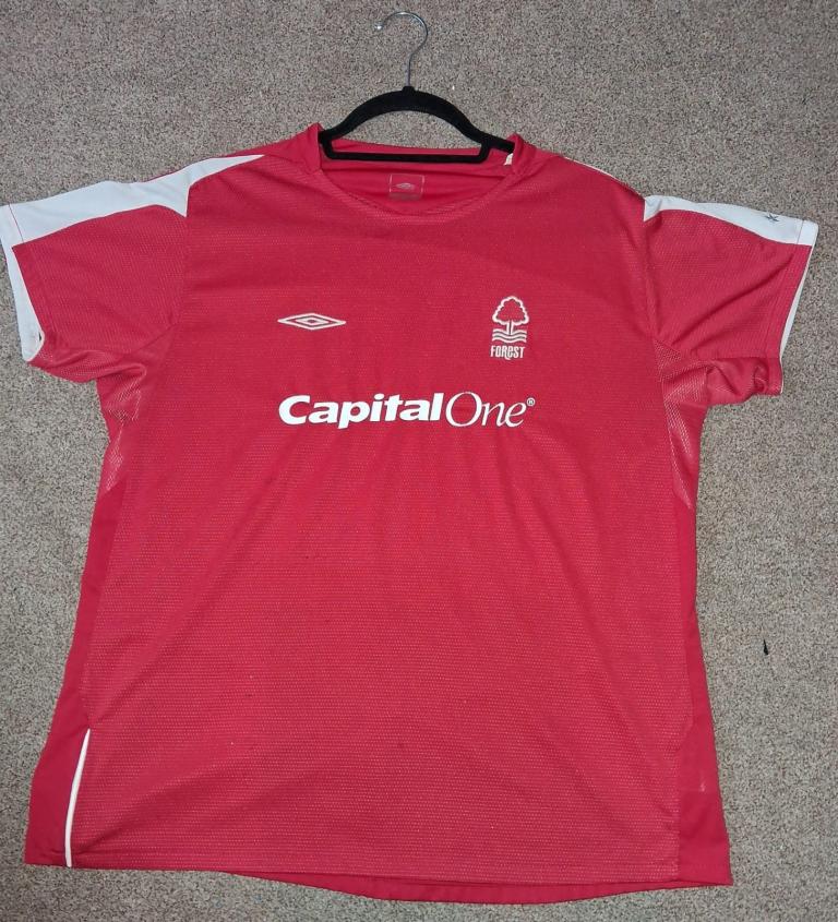 Nottingham Forest 2004-06 Home Football Shirt - Umbro - Women’s Size 18