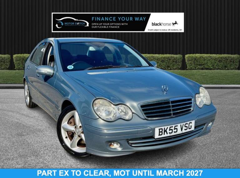 2005 55 MERCEDES-BENZ C-CLASS 1.8 C200 KOMPRESSOR AVANTGARDE SE SALOON 4DR PETRO